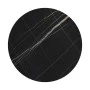 Relian table top pakoworld HPL black marble look D69cm 12mm thick