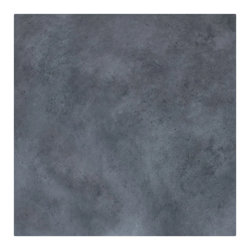 Επιφάνεια τραπεζιού Sizzle pakoworld Werzalit ανθρακί cement 80x80εκ πάχους 35mm