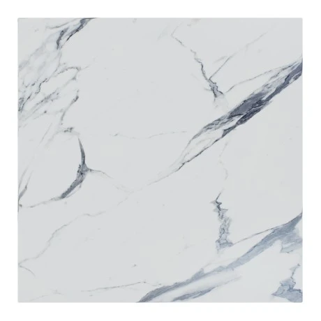 Table top Solace pakoworld Werzalit white marble 70x70cm thickness 35mm