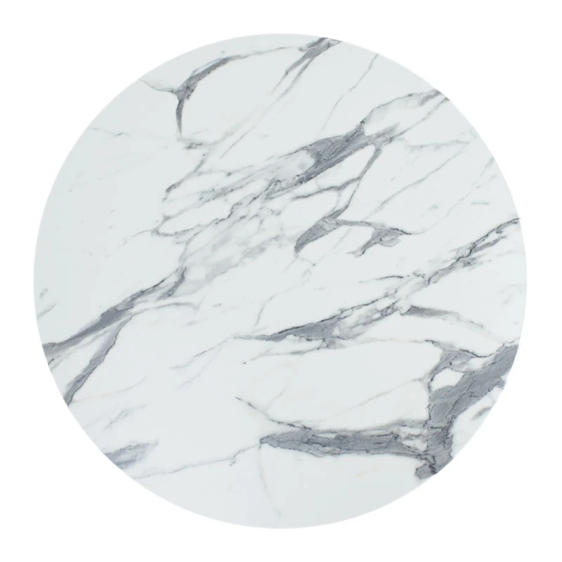 Table surface Solace pakoworld Werzalit white marble D70cm