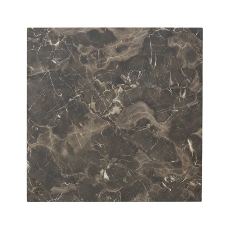 Verhia table top pakoworld HPL dark grey marble look 60x60cm 12mm thick