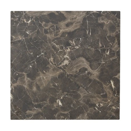 Verhia table top pakoworld HPL dark grey marble look 69x69cm 12mm thick