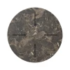 Verhia table top pakoworld HPL dark grey marble look D60cm 12mm thick