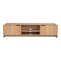 Anfen pakoworld mdf tv stand in natural shade 160x39x40.5cm