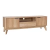Hamea pakoworld mdf TV cabinet in natural shade 145x39.5x49cm