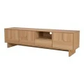 Έπιπλο τηλεόρασης Jenfia pakoworld mdf σε φυσική απόχρωση 180x39x45,5εκ