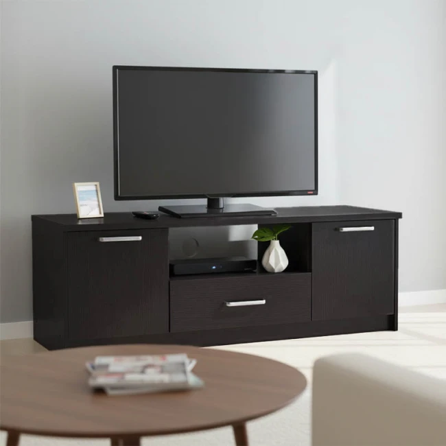 TV stand Olympus pakoworld in wenge colour 144x39x50,5