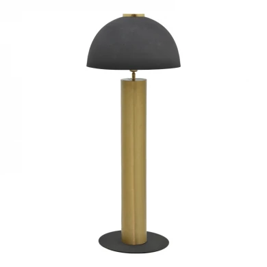 Φωτιστικό δαπέδου Cableler Inart Ε27 μαύρο μέταλλο Φ46x114εκ