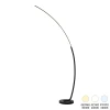 Floor lamp Urena pakoworld led metal in black color 70x28x165cm