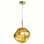 Ceiling lamp Henfa pakoworld gold metal with glass D26x26cm