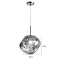 Ceiling lamp Henfa pakoworld gold metal with glass D26x26cm