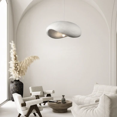 Φωτιστικό οροφής led Ferecon pakoworld E27 ps λευκό Φ45x25εκ