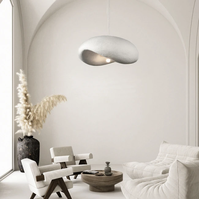 Φωτιστικό οροφής led Ferecon pakoworld E27 ps λευκό Φ45x25εκ