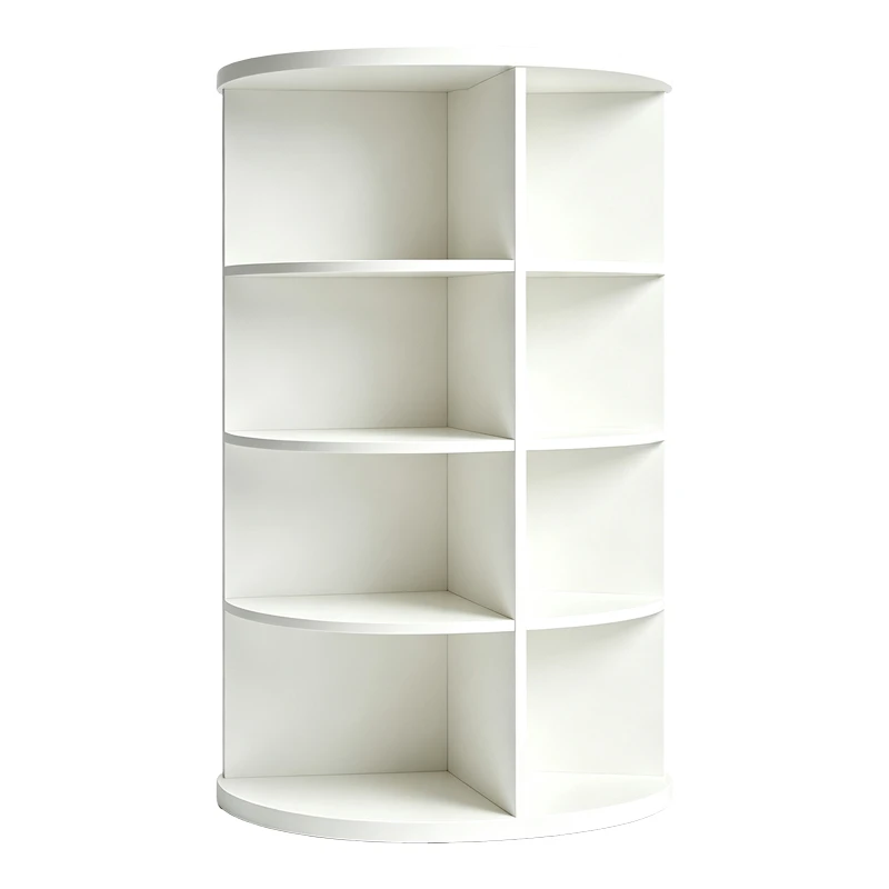 Γωνιακή ραφιέρα Benzal pakoworld λευκό MDF 80x30x120εκ
