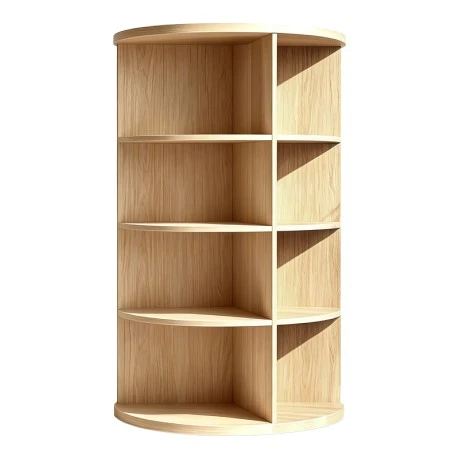Γωνιακή ραφιέρα Benzal pakoworld sonoma MDF 80x30x120εκ
