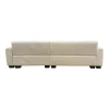 Reversible corner sofa Erros pakoworld fabric in beige shade 287x161x71cm