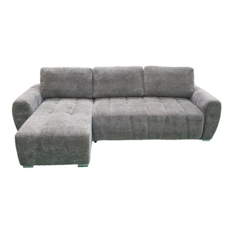 reversible sofa-bed Vivad pakoworld fabric in anthracite color 275x164x91cm