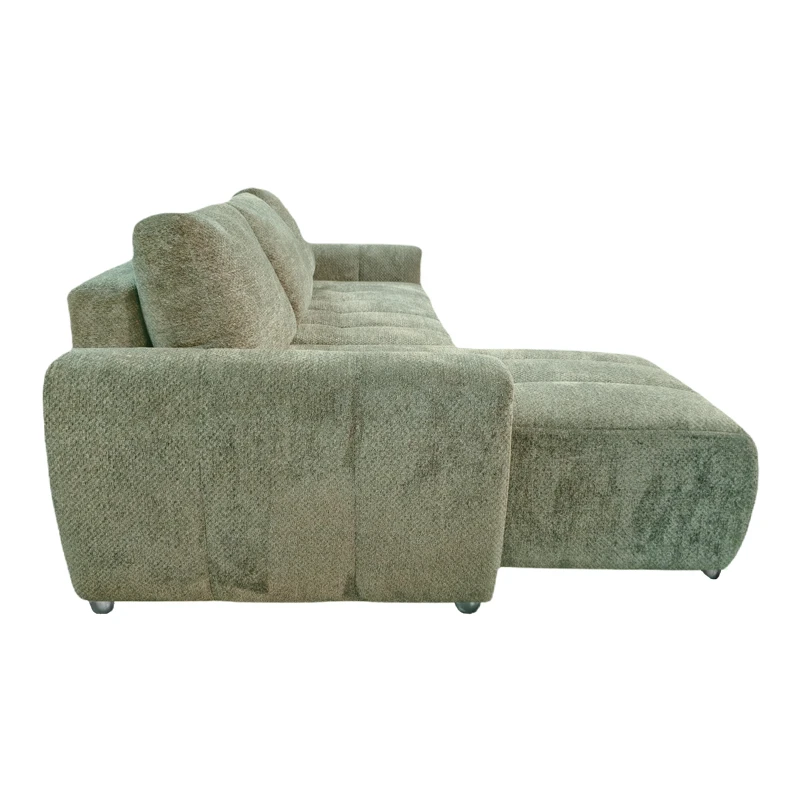 Reversible sofa-bed Vivad pakoworld fabric in menta color 275x164x91cm