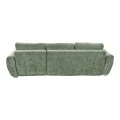 Reversible sofa-bed Vivad pakoworld fabric in menta color 275x164x91cm