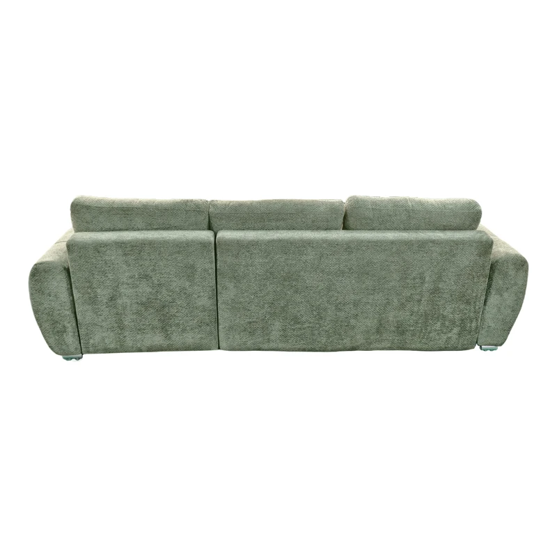 Reversible sofa-bed Vivad pakoworld fabric in menta color 275x164x91cm