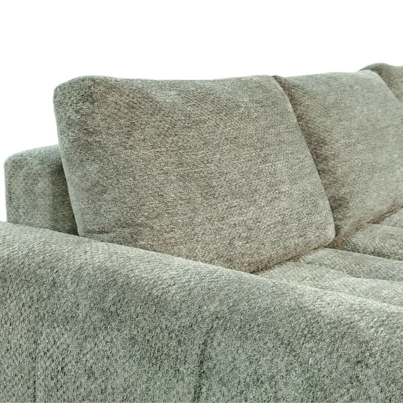 Reversible sofa-bed Vivad pakoworld fabric in menta color 275x164x91cm