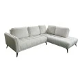 Left corner sofa Belanza pakoworld beige fabric 265x213x90cm