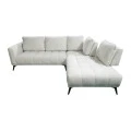 Left corner sofa Belanza pakoworld beige fabric 265x213x90cm