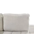 Left corner sofa Belanza pakoworld beige fabric 265x213x90cm