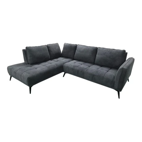 Right corner sofa Belanza pakoworld anthracite fabric 265x213x90cm