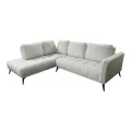 Right corner sofa Belanza pakoworld beige fabric 265x213x90cm