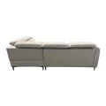 Left corner sofa-sofabed Napia pakoworld beige fabric 249x210x98cm