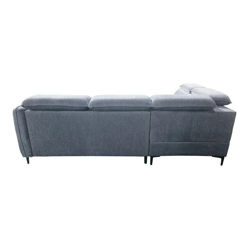 Right corner sofa-sofabed Napia pakoworld anthracite fabric 249x210x98cm