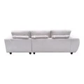 Left corner sofa Londe pakoworld beige fabric 273x211x92cm