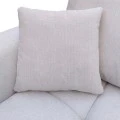 Right corner sofa Londe pakoworld beige fabric 273x211x92cm