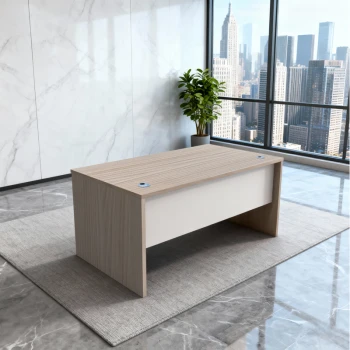 Armadi work desk pakoworld sonoma-white 150x75x75cm