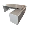 Professional work corner desk Armadi pakoworld sonoma-white 180x80x75cm