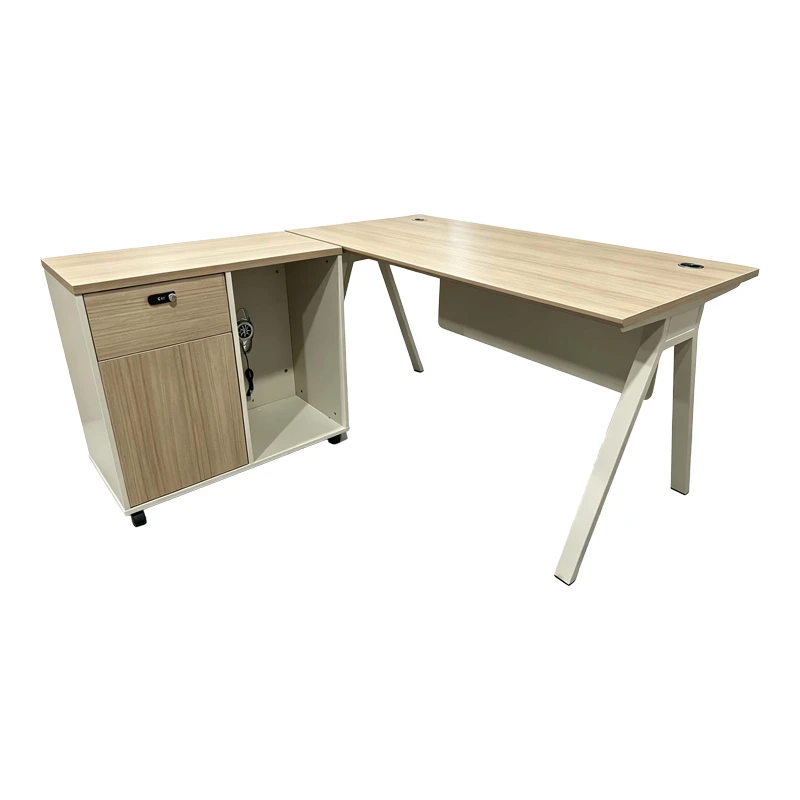 Professional reversible work desk Pregab pakoworld corner in oak-beige shade 140x70x75 cm