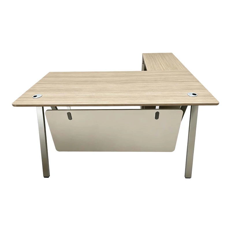 Professional reversible work desk Pregab pakoworld corner in oak-beige shade 140x70x75 cm