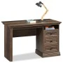 Office table Mozart pakoworld with drawers in walnut color 121x60x78cm