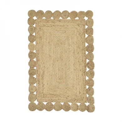 Doze Inart carpet beige 100% jute 120x80x1cm