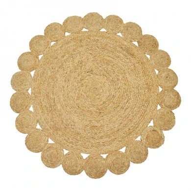 Χαλί Voni Inart φυσικό γιούτα Φ150x1εκ