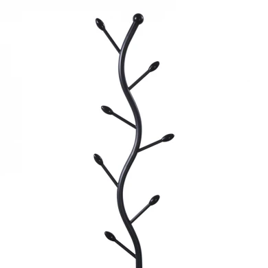 Coat rack Lelom pakoworld metal in black color D30x170cm
