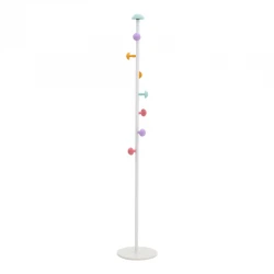 Coat stand Mush pakoworld white metal 30x30x168cm