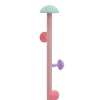 Coat stand Mush pakoworld pink-white metal 30x30x168cm