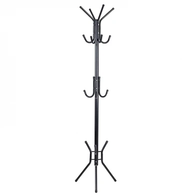 Coat Stand Piero pakoworld metal black D44x181cm