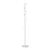 Coat rack Tebera pakoworld metal in white color D30x170cm