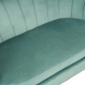 2-seater sofa Daimon pakoworld velvet in pistachio shade 134x70x77cm
