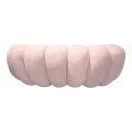 Sofa Embrace pakoworld boucle fabric in pink shade 180x105x65cm