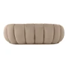 Sofa Embrace pakoworld velvet in beige shade 180x105x65cm