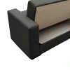 Sofa-bed with storage two-seater Vox pakoworld anthracite fabric 154x82x83cm